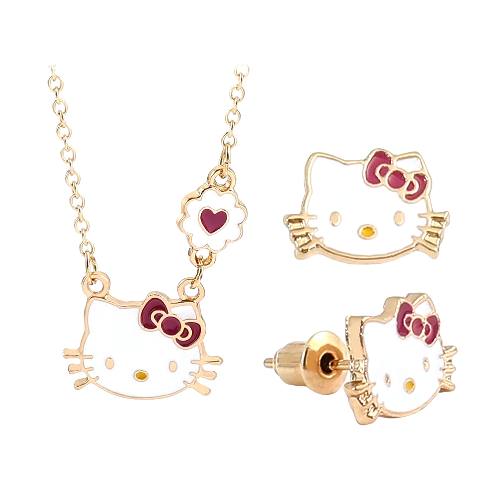 Sweet Hello Kitty Jewelry Set