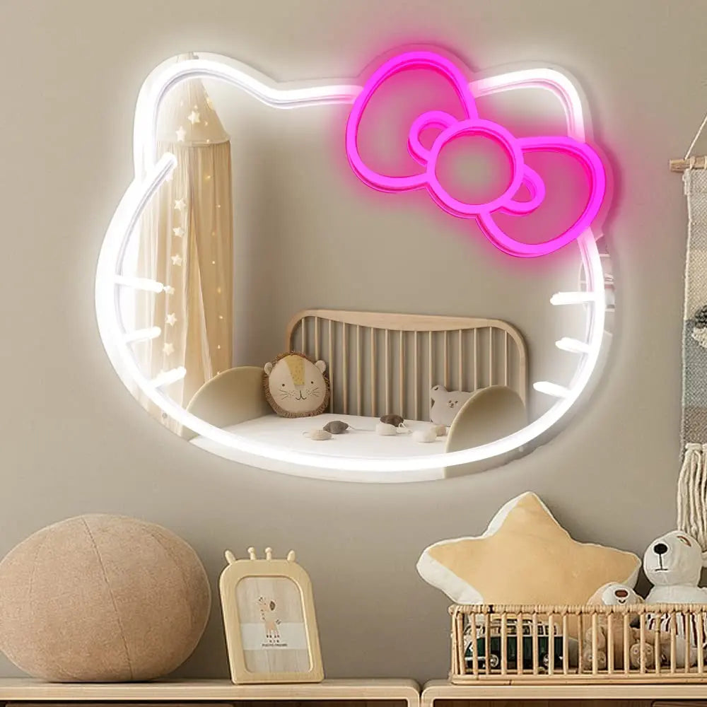 Hello Kitty Neon Led Mirror