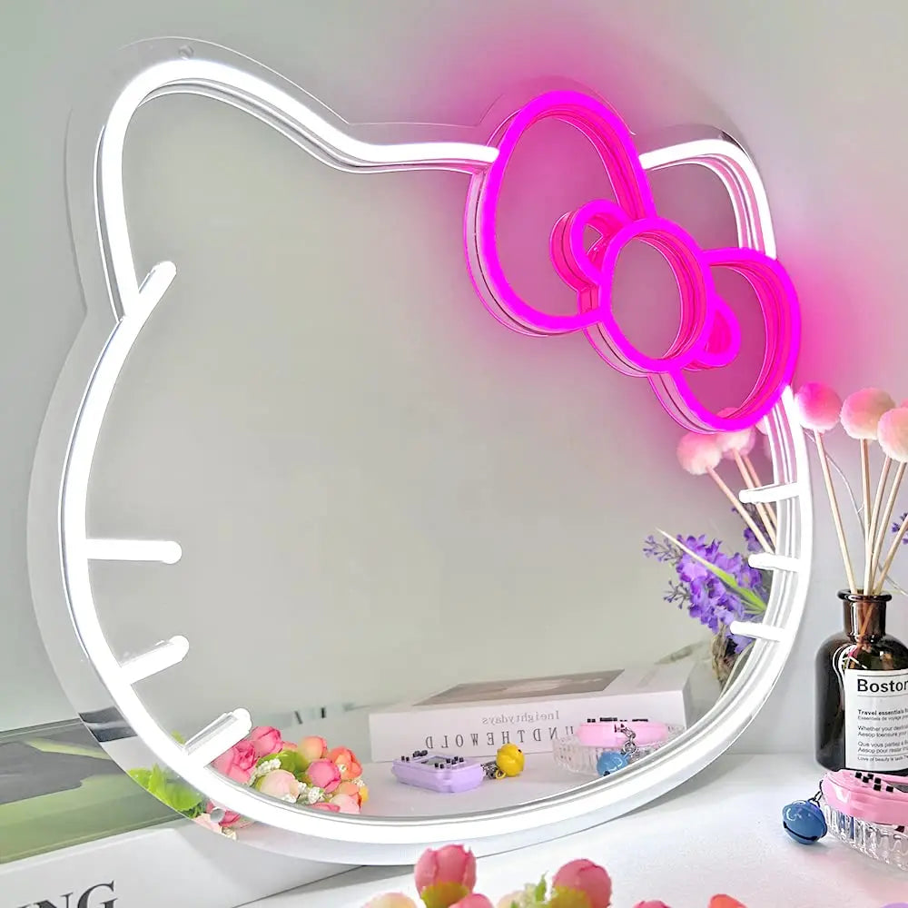 Hello Kitty Neon Led Mirror